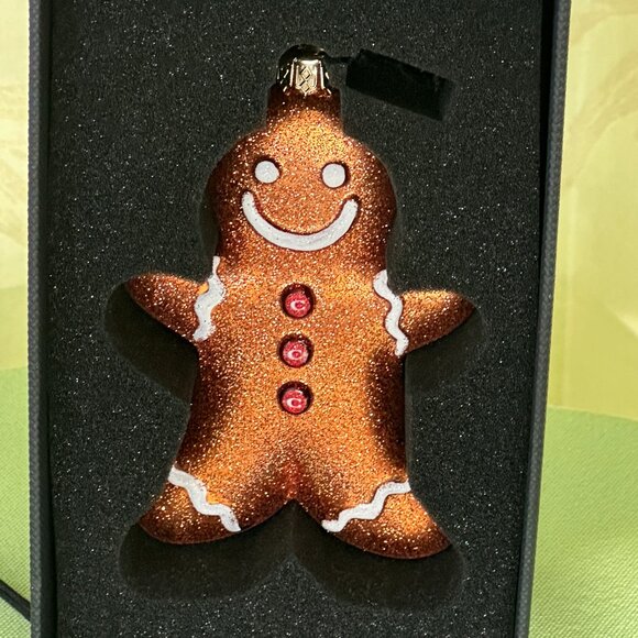 COACH GINGERBREAD BOY ORNAMENT BOXED:NIB CCD48 - Picture 5 of 16